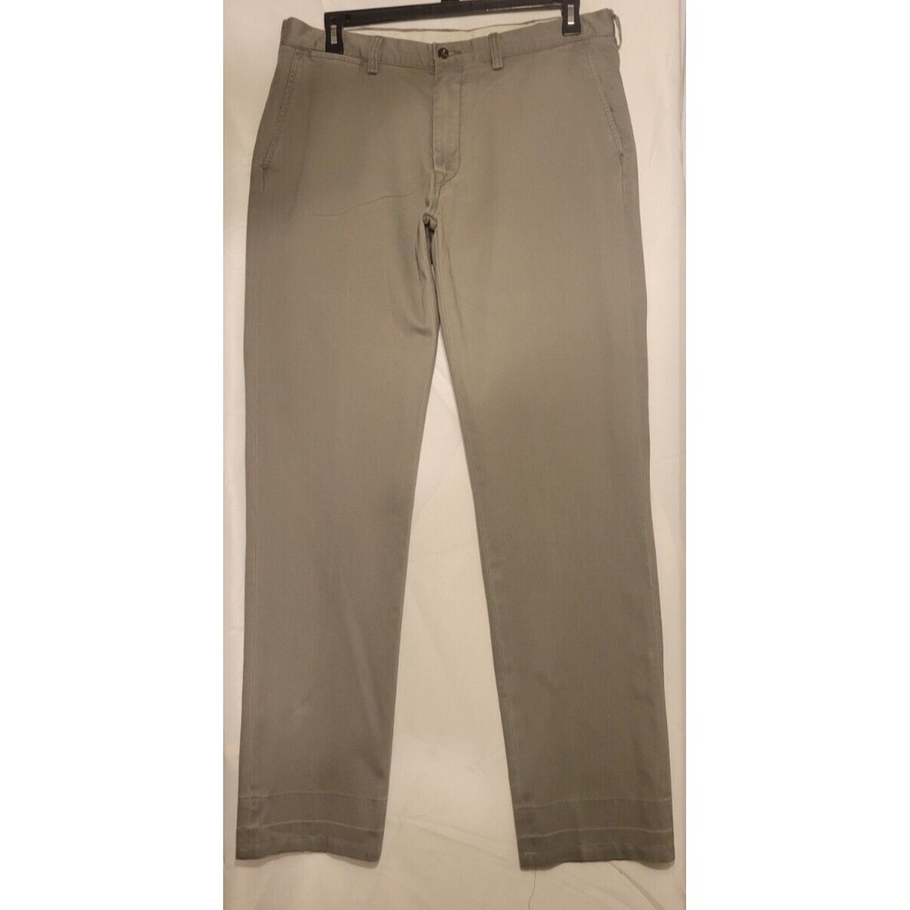 Polo Ralph Lauren 36/34 Classic Fit 100% Cotton Grey Chino Pants, Casual, Work‎